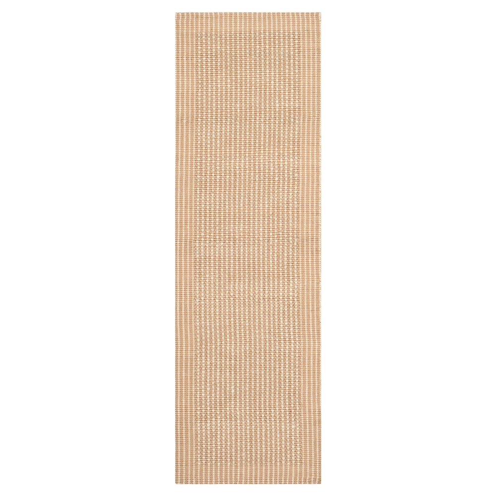 Turner Natural Fiber Runner - Ivory / Beige ( 2' X 6' ) - Safavieh