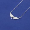 Angel Wings Sterling SilverWomens Cz Pendant Necklace by Ginger Lyne Collection - 3 of 4