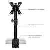 Mount-It! Single VESA Monitor Mount | Vertical Monitor Desk Stand | Telescoping Pole Height Adjustable | Fits 19 - 30 Inch Computer PC Screens - 4 of 4