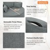360° Swivel Chair, Rotating Round Sofa Chair With 3 Removable Pillows For Living Room, Bedroom, Office And Hotel - 4 of 4