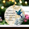 2025 Christmas Orrnament Hummingbird Visits Your Yard Ceramic Ornament - 4 of 4