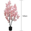 5FT Artificial Cherry Blossom Tree,Faux Floral Plant & Pink Fake Flower Tree in Flower Pot,Artificial Handmade Blossom Tree for Indoor Outdoor Porch - 3 of 4