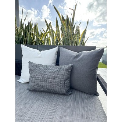 Essential Dark Grey 25" Indoor Outdoor Pillow