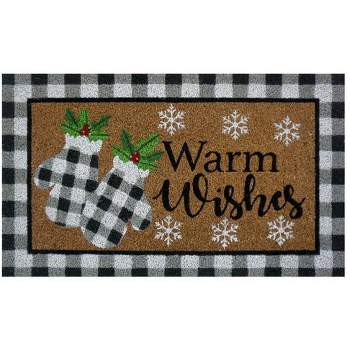 Winter Gnome Coir Doormat 30 X 18 Indoor Outdoor Briarwood Lane : Target