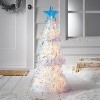 Incandescent Tinsel Tree with Plastic Tree Topper Star Christmas Novelty Sculpture Light with Clear Color Light Bulb- Wondershop™ - 2 of 3