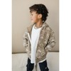Kids Cohen Sports Graphic Print Zip Up Hoodie - Olive + Scout - 3 of 4