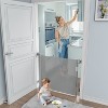BabyBond Retractable Baby Gate for Stair and Doorway,33" Tall, 59" Wide - 3 of 4