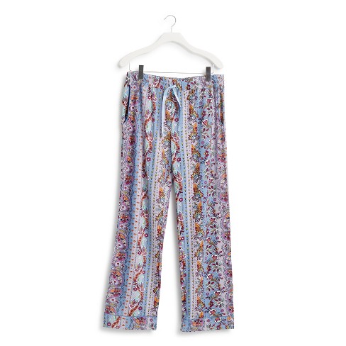 Pajama Pants, Botanical Paisley Pink