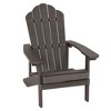 Sonkuki Faux Wood Adirondack Chair with High Back and Wide Seat - 2 of 4