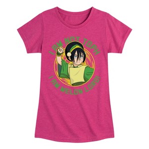 Girls' - Avatar: The Last Airbender - Toph Melon Lord Fitted Short Sleeve Graphic T-Shirt - 1 of 4