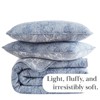 FIONECA Paisley Pattern Reversible Quilt Set Polyester Microfiber Bedding For Master Suite Guest Bedrooms Machine Washable Coordinating Ensemble - 3 of 4