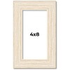 PosterPalooza | 4x8 Wide Barnwood Picture Frame, UV Acrylic, 6 Finishes - Grey, Brown, White, and Black - 2 of 4