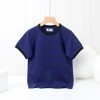 MyKids-Usa Baby Striped Pattern Crewneck Short Sleeve Cotton T-Shirt - 2 of 4