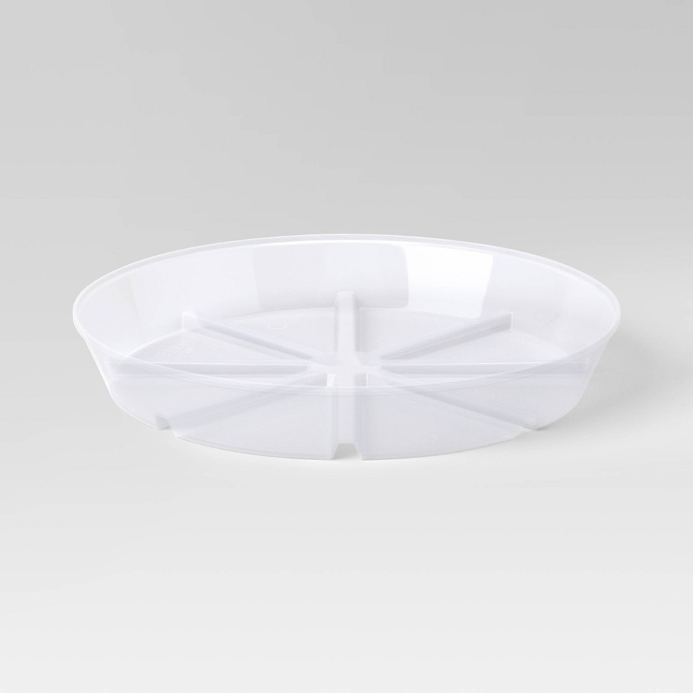 Photos - Flower Pot Plastic Planter Saucer Clear 10" - Threshold™