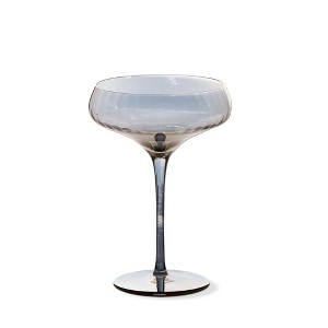TAG Chelsea Optic Smoke Coupe Glasses - 12oz Drinkware for Everyday Use, Hand Wash Only, - 1 of 2