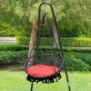 Sol Living Bahia Macrame Hammock Chair for Indoor & Outdoor Use with Cushion - 2 of 4