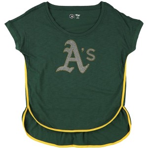 G-III Sports Womens Oakland Athletics Embellished T-Shirt - 1 of 2