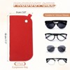 Unique Bargains Felt Soft Storage Scratch-Resistant Women Men Eyeglasses Bag 3 Pcs - 2 of 4