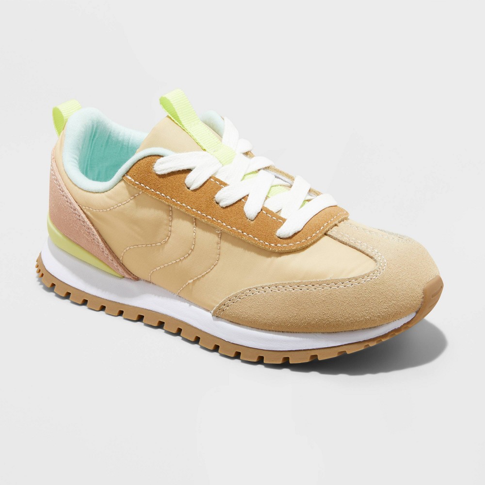 Kids' Korbyn Retro Sneakers - Cat & Jack™ Beige 2