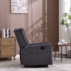 CAVINAS Rocking Recliner Chair, 360 Degree Swivel Chair, Nursery Rocking Chair, Modern Glider Chair, Modern Rocking Swivel Recliner Chair - 2 of 4