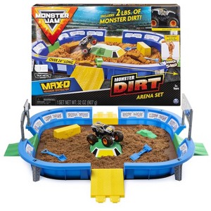 MONSTER JAMモンスター ジャムMAX-D DIRT ARENA SET Monster Jam Monster Dirt Arena 24-inch Playset with 2lbs Monster