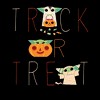 Men's Star Wars The Mandalorian Halloween Grogu Trick or Treat T-Shirt - 2 of 4