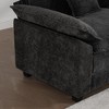 KTMBDW Chenille Armchair, 46.4" Wide Accent Chairs for Living Room & Bedroom Modern Lounge Chair, Upholstered Mid-Century Single Sofa Chair - 4 of 4
