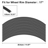 Unique Bargains Fit 17" Wheel Motorcycle Car Bike Wheel Rim Sticker Strips Reflective 16 Pcs - 3 of 4