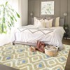 Living Room Bedroom, Abstract Plush Thick Premium Rug Shaggy Soft Plush Carpet for Kids Home Dorm - 2 of 4