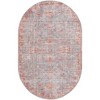 Unique Loom Nostalgia Olivia Border Washable Indoor Flatweave Woven Area Rug - 2 of 4