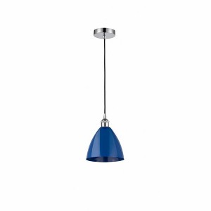 Plymouth Dome - 1 Light Cord Hung Mini Pendant In Industrial Style-11.25 Inches Tall and 7.5 Inches Wide - 1 of 1