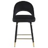 Black Open Back Counter Height Stools (Set of 2) - 3 of 4