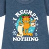 - Garfield - I Regret Nothing Graphic Short Sleeve Fleece Dress - 2 of 4