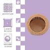 THE LICKER STORE Fiora 19.5" x 18" Modern Circular Faux Wicker Pet Bed with Machine-Washable Cushion - 3 of 4