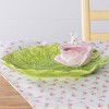 Transpac Ceramic Cabbage Chip & Dip Set of 2 Home Decorations Easter - 2 of 2