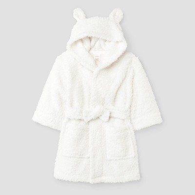 Image of Toddler Girls' Cosplay Bear Robe - Cat & Jack™ Cream 2T-3T