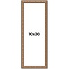 PosterPalooza | Panoramic Slim Profile Gold Picture Frame - UV Acrylic, Foam Board Backing, Hanging Hardware - 2 of 4