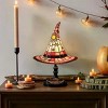 Racxily Halloween Outdoor DecorationsStained Resin Glowing Gothic Retro Resin Lamp For Bedroom Party,Creative Wizard Hat Shape Lights For Indoor - 2 of 4