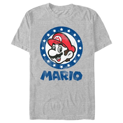 Men's Nintendo Distressed Americana Mario T-Shirt - image 1 of 4