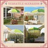 LAGarden 6Ft Fringe Patio Umbrella with Tassels & Carry Bag - 3 of 4