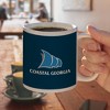 College of Coastal Georgia Primary Logo Ceramic Coffee Mug Novelty Gift Mugs for Coffee Tea and Hot Drinks 11oz White - 4 of 4