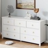 6 Dresser for Bedroom, 47.2" Wide Dresser, Modern Wide Drawer Dresser with Storage, Wooden Closet Dressers Chest of Drawers Freestanding - 4 of 4
