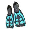 Hawaii Divers Deep Sea Adult Snorkel Set – Teal/Black - Size S/M - 3 of 3