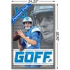 Trends International NFL Detroit Lions - Jared Goff 24 Framed Wall Poster Prints - 3 of 4
