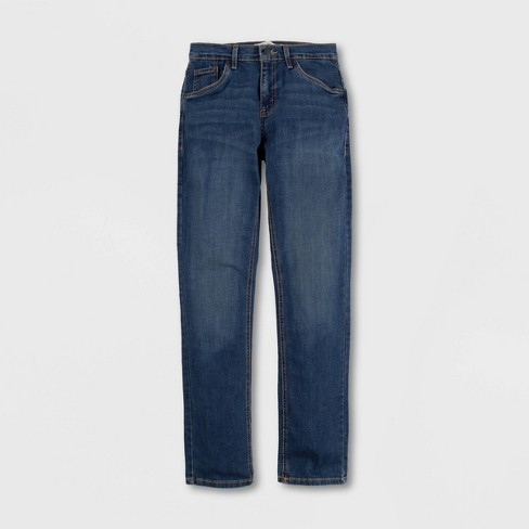 Levi's® Boys' 511 Slim Fit Performance Jeans - Evans Blue Medium Wash 14 :  Target