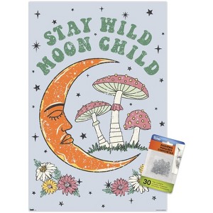 Trends International Stay Wild Moon Child Unframed Wall Poster Prints - 1 of 4