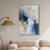Art Remedy Morning Dew Blue Abstract Wall Art Framed - 2 of 4