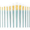 Royal & Langnickel(R) White Taklon Flat Value Pack Brush Set-12/Pkg - 2 of 4