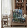 Guiding Light 50x60 inch Cotton Tapestry Throw Nautical Faith-Inspired Design by Manual Woodworkers and Weavers - 2 of 3