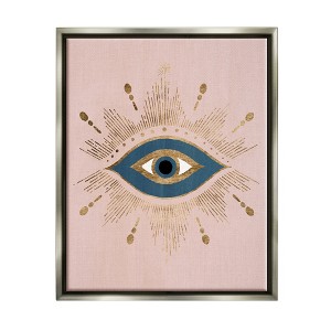 Stupell Industries Evil Eye Glam Boho Pattern Framed Canvas, 17 x 1.7 x 21 - 1 of 3